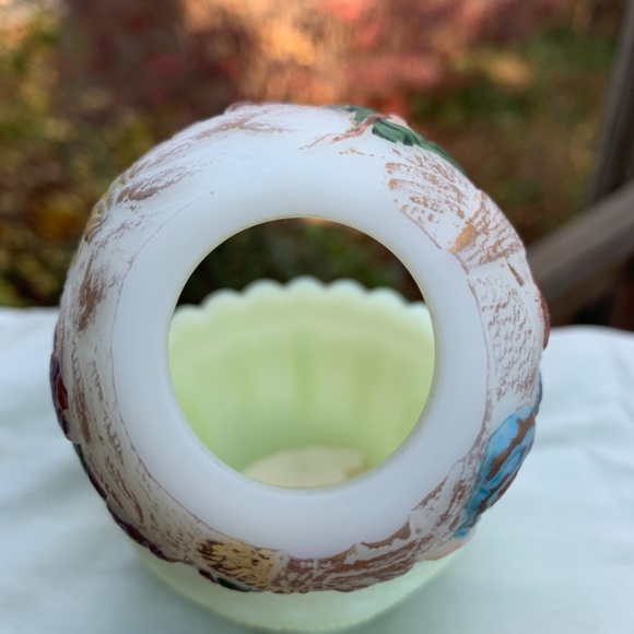 Fenton “Birth of a Savior” 2 piece fairy light - Picture 5 of 10